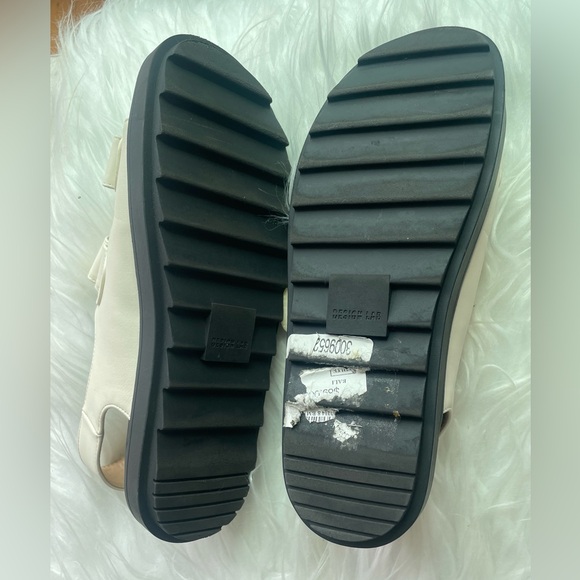 Nwot Design lab sandals size 8 cream and black - Picture 4 of 7